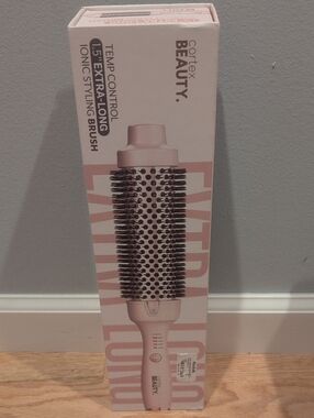 Cortex Beauty Pink Ionic 1.5" Extra-Long Ionic Temp Control Styling Brush